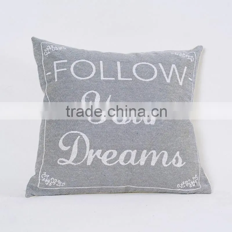Wenyu jacquard fabric sofa designs pillow case