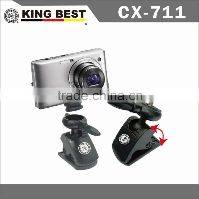 KINGBEST CX-711 TUniversal Ball Head / Clip Stand / 1/4 " inch Screw Standard Ball Head Camera Flash /Clip Stand