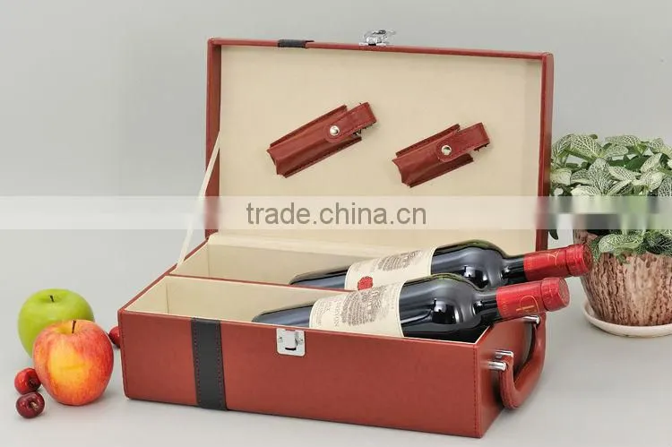 Red wine in a boxes