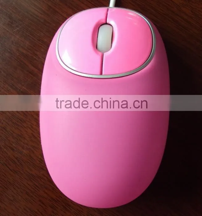 Soft Silicon De-press Wired Optical Computer Mouse