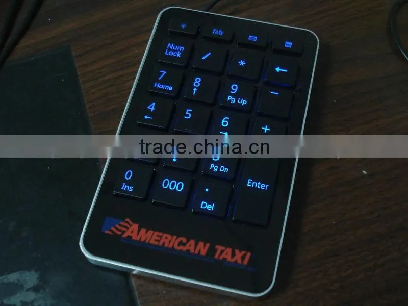 hot sell 19 keys silicone numeric keypad