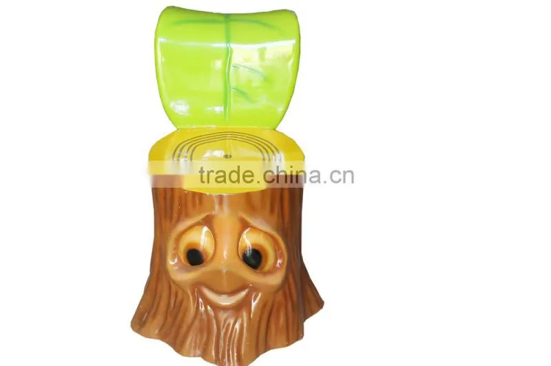 outdoor resin cartoon stump statue