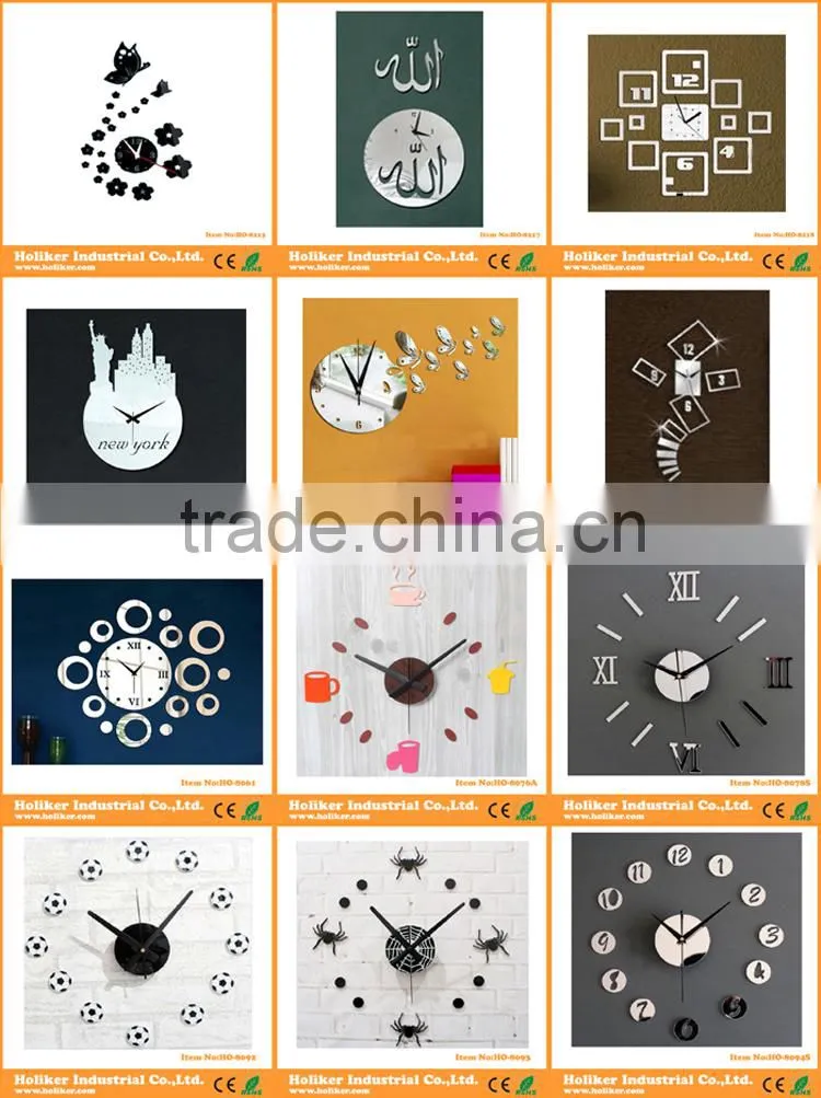 lover acrylic wall clock diy for living room wall decor
