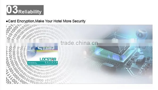LSD8098 Silvery rfid card door entry system electronic hotel lock