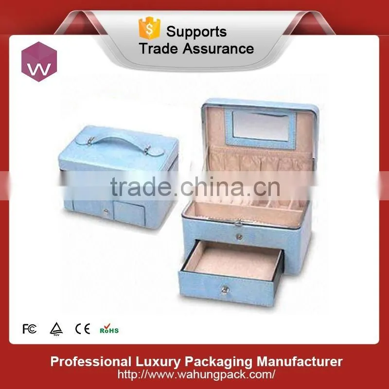 Custom leather expensive jewelry boxes