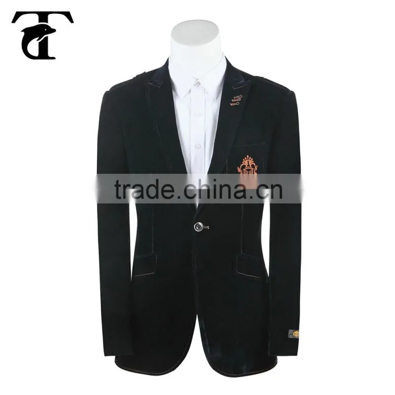 High quality special design men red blazer men's business suit