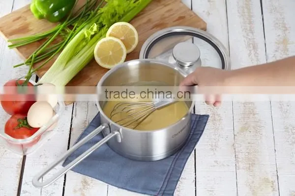 304 stainless steel milk pans induction stainless cookware