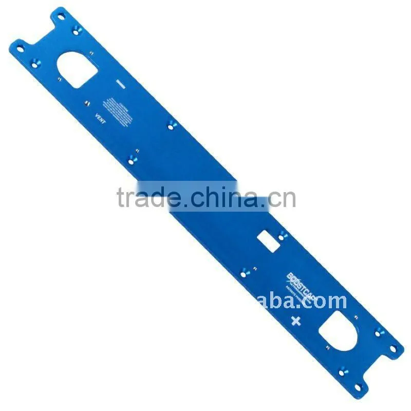 Aluminium faceplate with polishing and anodizing and CNC machining