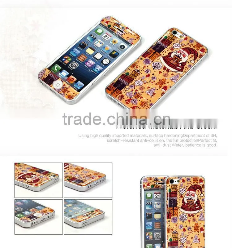 2013 for samsung s4 pu skin with Christmas theme