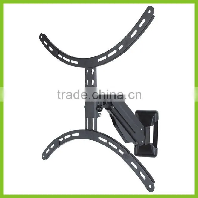 GS102L-SW VESA 600X400 Adjustable Gas Spring Slim Full Motion Wall Mount