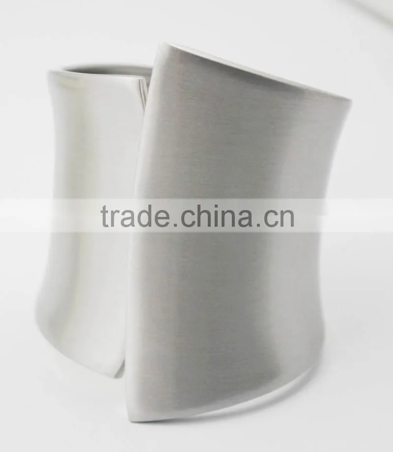 Hot Selling Blank Silver Metal Open Bangle Bracelet Wholesale