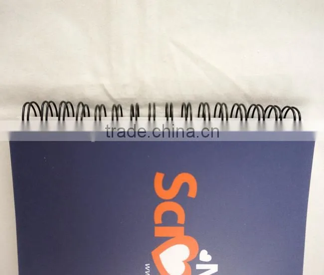 2015 customed PVC cover spiral notebook