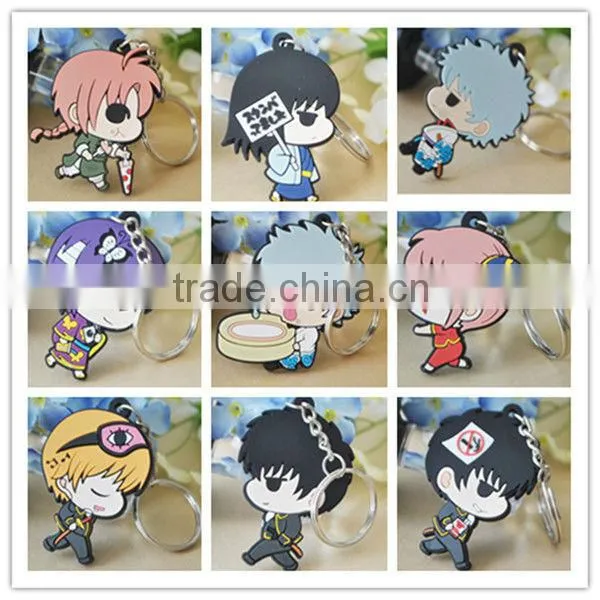 personalised rubber keychain