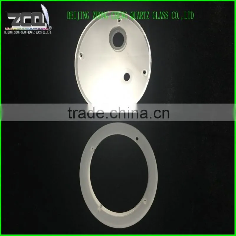 Best Selling Quartz Glass Sheet With Various Of Holes On Surface