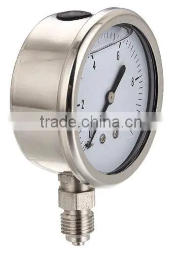 High Quality All SS Oil filled Manometer EN837-1