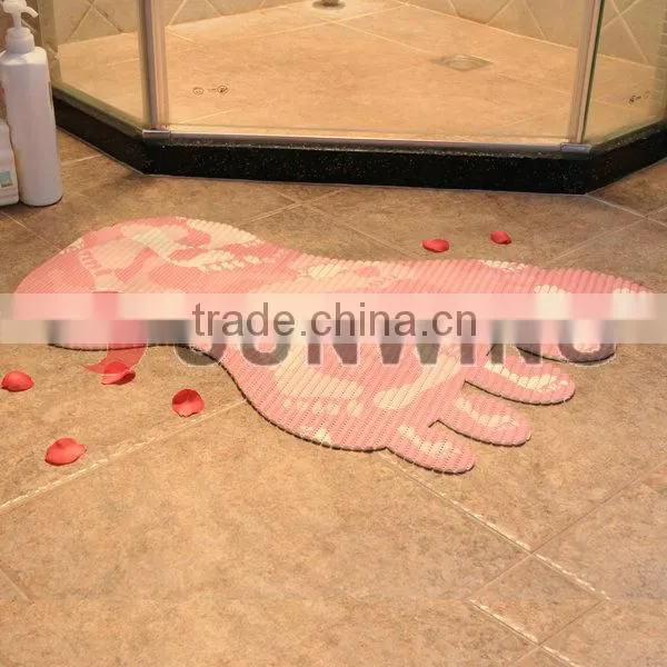New Product Bathroom mat ! PVC Patchwork Anti-slip Bathroom mat
