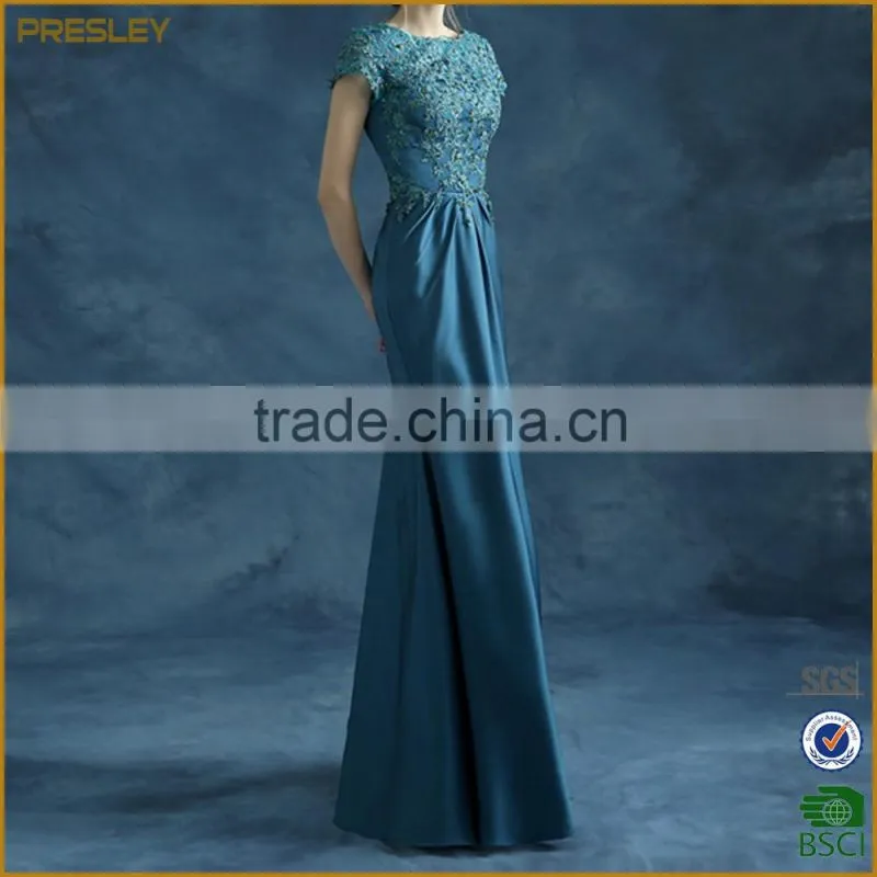 High Quality Fashion lady Cap Sleeve new Bodycon Evening Party Cocktail Long Maxi Dress