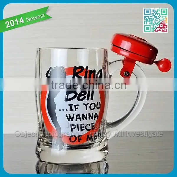 Business gift glass beer cups bell glass beer mugs tumbler stein better quality glass bell beer cups mug glasses