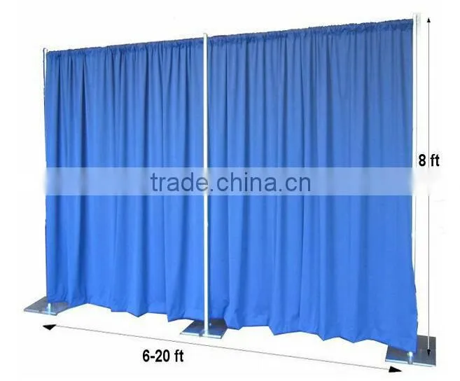 pipe and drape round for event decorative