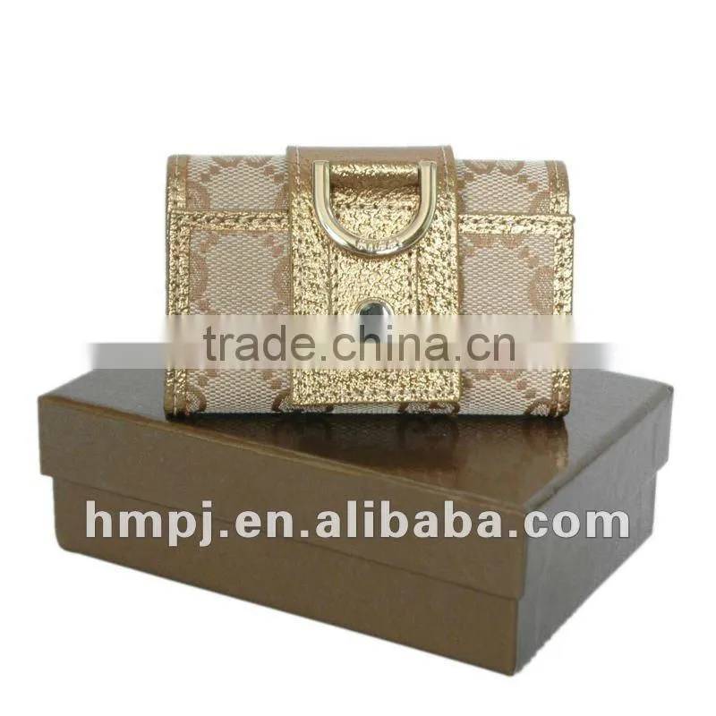 2013 new fashion light grey color woman wallet