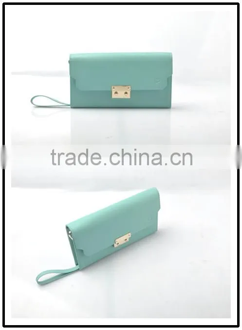 Hot selling Italy leather women wallet with card holder passport cover leather