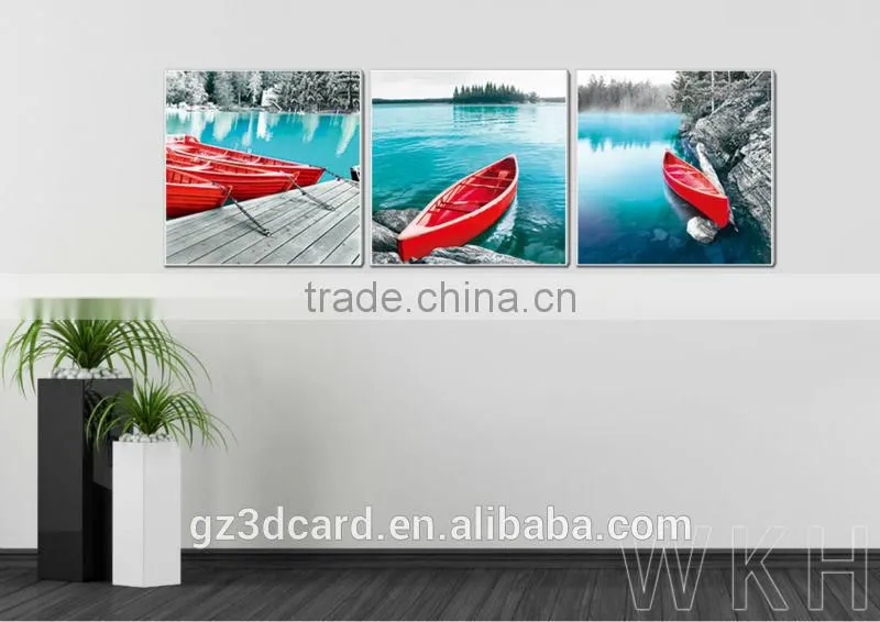 New Material PET 1.5mm No Frame Picture Decoration Images Changing Wolf 3D Picture
