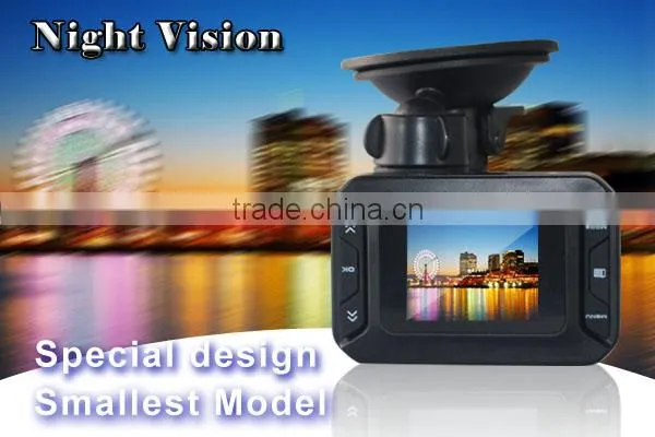 Mini Car front camera DVR with chipset of NTK96550+AR0330 hd 1080p front rear camera car dvr