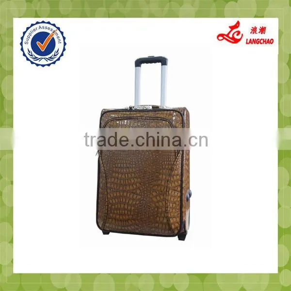Gorgeous High-end Snake Skin Leather Mini Trolley Suitcase