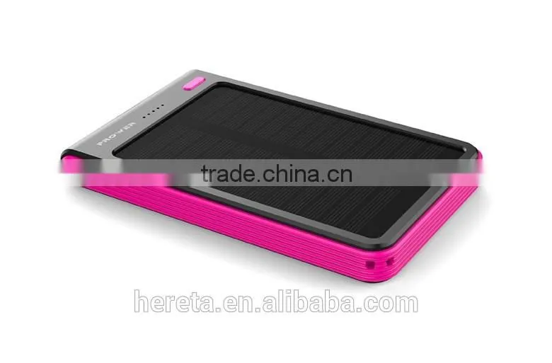 Newest product 8000mah solar power bank