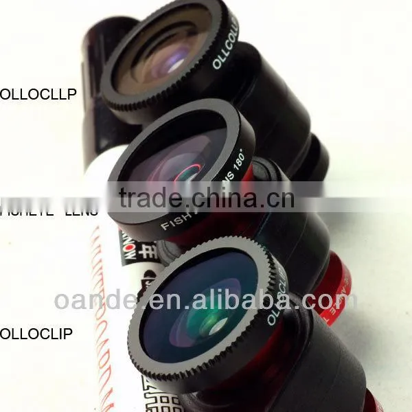 aluminum magnetic 3 in 1 camera lens for smartphone shutter