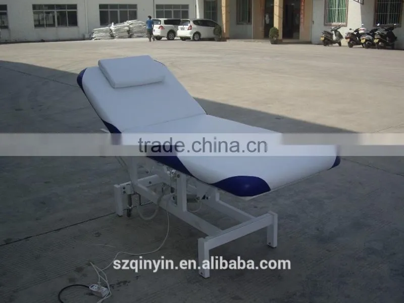 Fashion beauty salon PU/PVC up-down spa electric facial bed