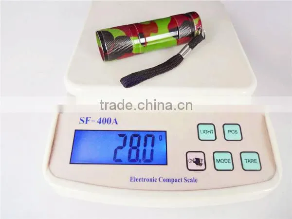GS-8005 Bulk Cheap Aluminum led Torch, 9 led Torch, 9 led Flashlight for Sale