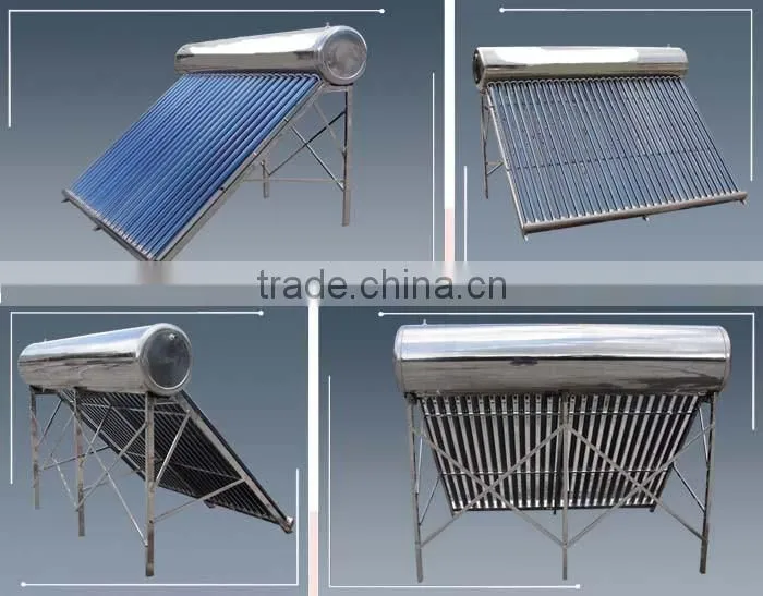 200 liter water tanks stainless steel solar water heater (made in china)