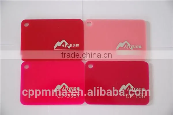 factory direct sales red acrylic sheet wholesale