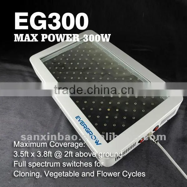 Vertical Growing hydroponic System LED EG 300 watt light