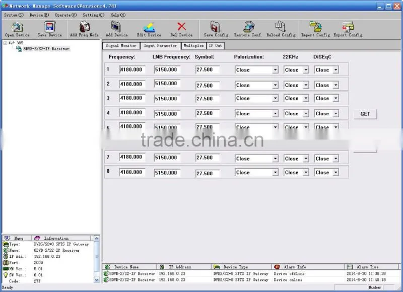 SC-2135 IPTV FTA Free to Air Internet Receiver/DVB-S/DVB-S2/QPSK/8PSK