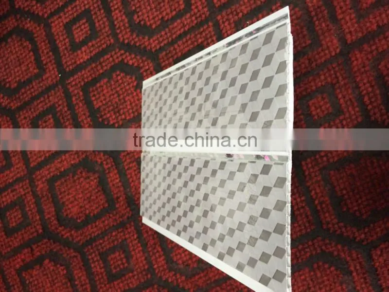 China manufacturer building material interior wall paper design false pvc ceiling decoration