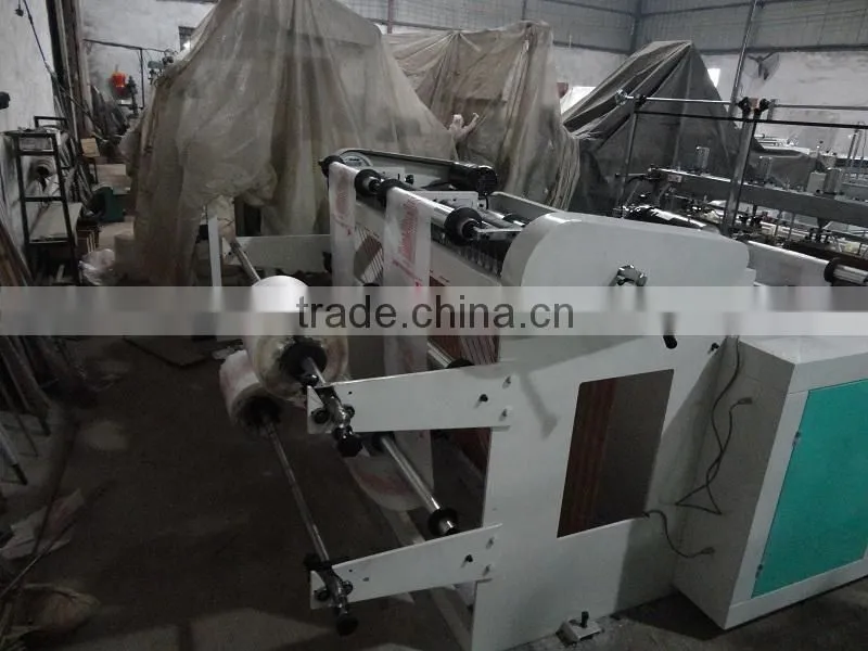 2014mounth punching high speed vest bag making machine
