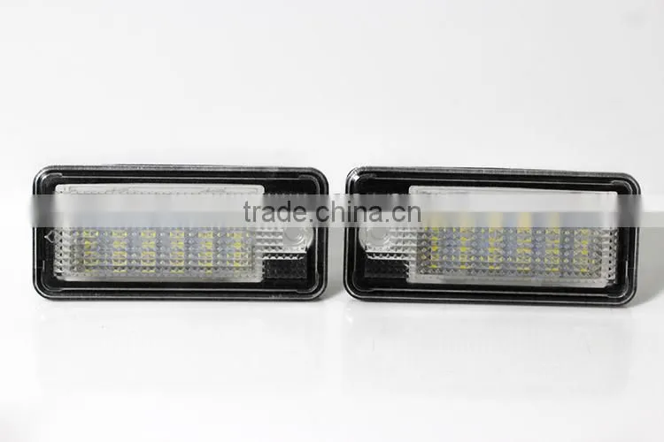 DC12-30V number plate light one year warranty canbus led license plate light for A udi