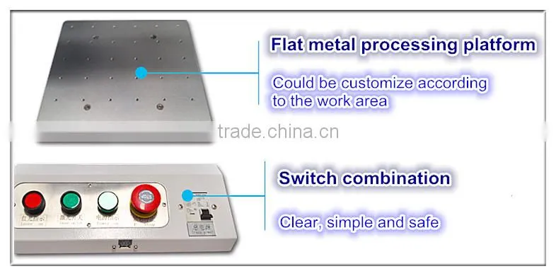 Integrated type cheap price metal laser marking machine