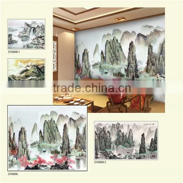 Wonderful customized 3d mural wallpaper for wall decoration
