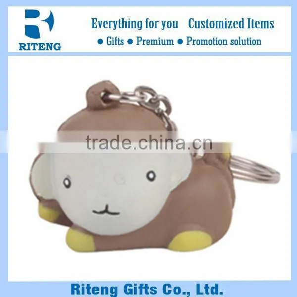 Bulk Quantity Various Balls PU Keychain
