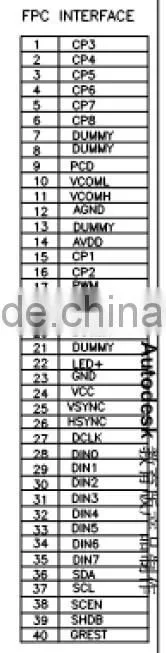 320 * 240 TFT LCM LCD display (ybt15p00)
