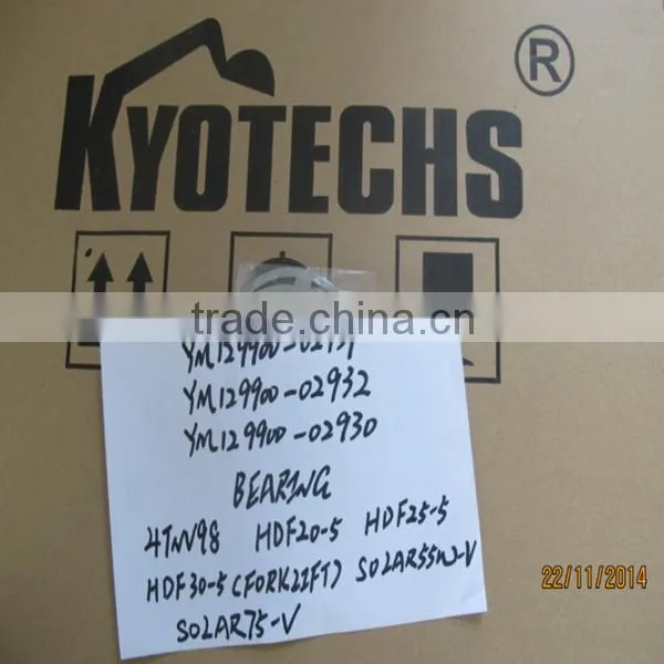 EXCAVATOR BEARING BEARING BEARING FOR YM129900-02931 YM129900-02930 YM129900-02932 4TNV98 HDF20-5 HDF25-5 HDF30-5