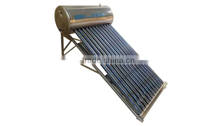 Unpressurized Natural Circulation Active Solar Water Heating System