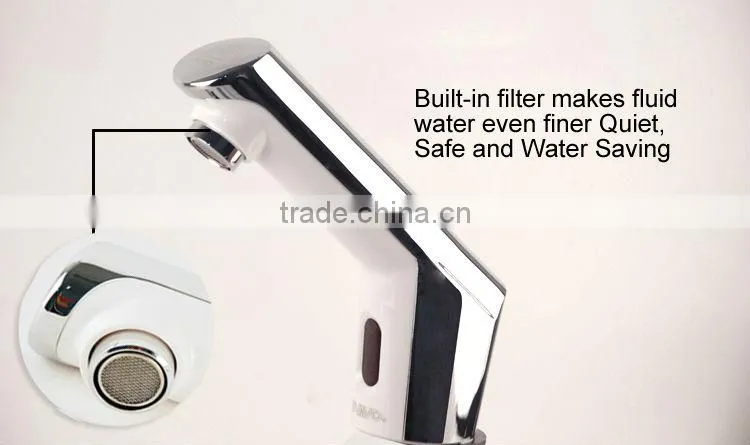 lavatory sink tap, automatic bathroom faucet, infrared sensored washroom accessory