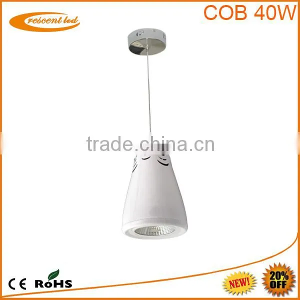 2015 40w Cob Led Shop Down Lighting AC100-240V CE ROHS