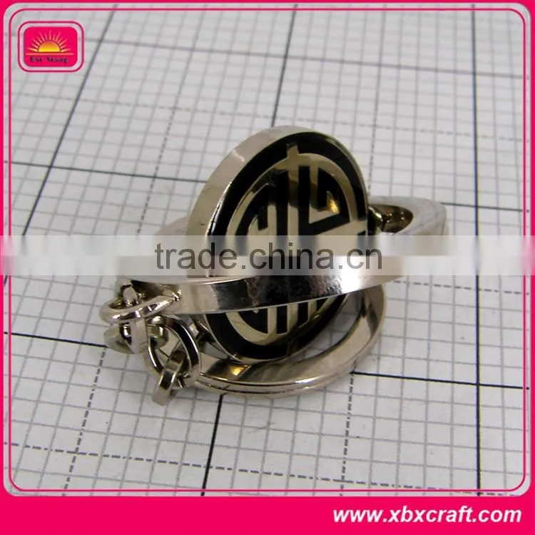 metal rotate happiness llaveros keychain keyring