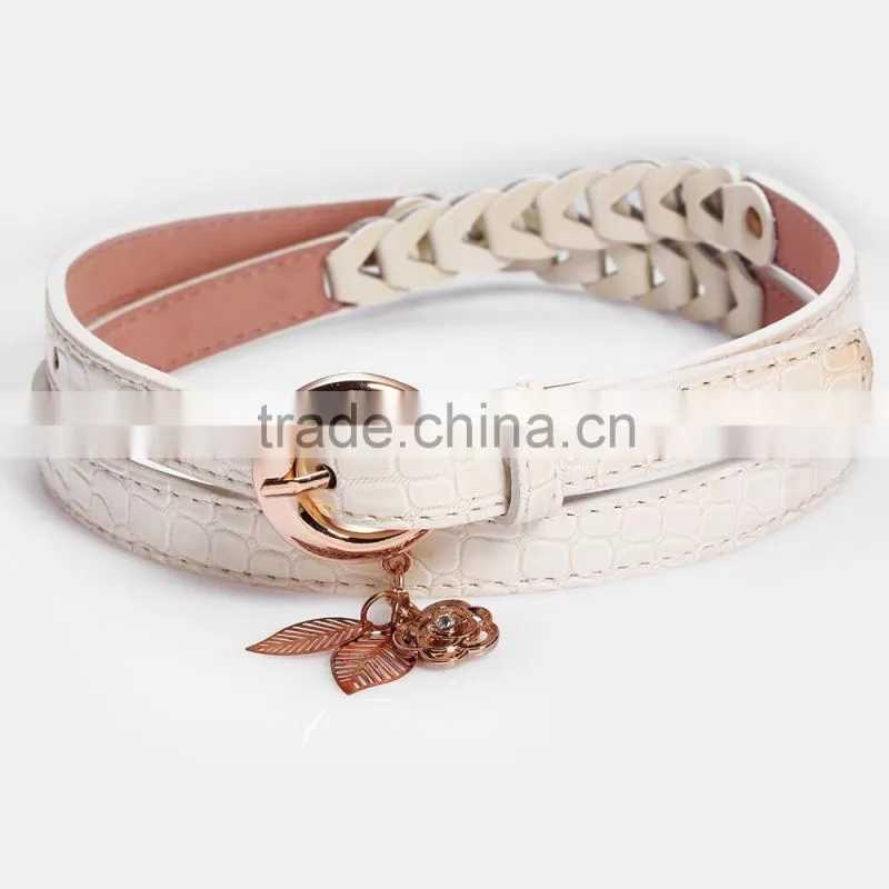 Decorative waist chain belly ladies belt custom made belts