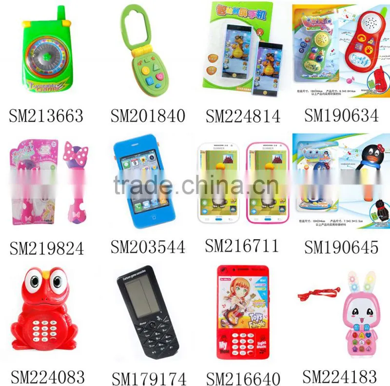 Funny plastic toy mobile phone for kids